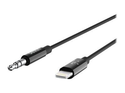 Belkin Lightning till 3.5mm 0,9m ryhmässä ÄLYPUHELIMET JA TABLETIT / Laturit & Kaapelit / Sovittimet @ TP E-commerce Nordic AB (C18867)
