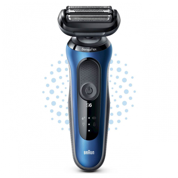 Braun Rakapparat Shaver 61-B1000s Blue ryhmässä KAUNEUS JA TERVEYS / Hiukset &Stailaus / Sheivaus ja trimmaus / Parranajokoneet @ TP E-commerce Nordic AB (C18904)