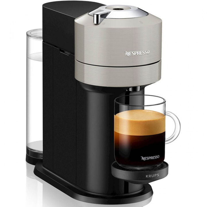 Krups Nespresso Vertuo Next 1,1 l. Grey ryhmässä KOTI, TALOUS JA PUUTARHA / Kodinkoneet / Kahvikoneet ja tarvikkeet / Espressokoneet @ TP E-commerce Nordic AB (C19337)