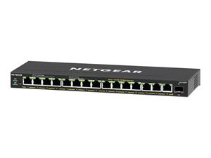 Netgear 16PT GE PLUS SWCH W/ HI-PWR POE+ ryhmässä TIETOKOONET & TARVIKKEET / Verkko / Kytkimet @ TP E-commerce Nordic AB (C19366)
