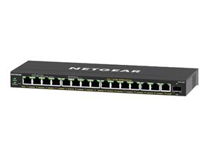Netgear 16PT GE PLUS SWCH W/ POE+ ryhmässä TIETOKOONET & TARVIKKEET / Verkko / Kytkimet @ TP E-commerce Nordic AB (C19367)