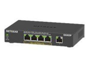 Netgear 5PT GE UNMANAGED SWCH W/ POE+ ryhmässä TIETOKOONET & TARVIKKEET / Verkko / Kytkimet @ TP E-commerce Nordic AB (C19387)