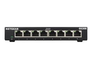 Netgear 8PT GIGE UNMANAGED SW 300-SERIES ryhmässä TIETOKOONET & TARVIKKEET / Verkko / Kytkimet @ TP E-commerce Nordic AB (C19402)