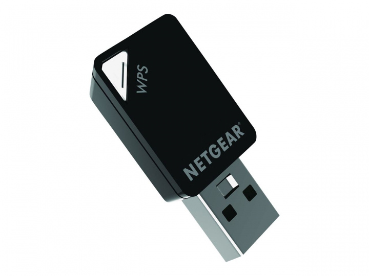 Netgear A6100-100PES USB adapter ryhmässä TIETOKOONET & TARVIKKEET / Verkko / Verkkokortti / Langaton USB @ TP E-commerce Nordic AB (C19404)