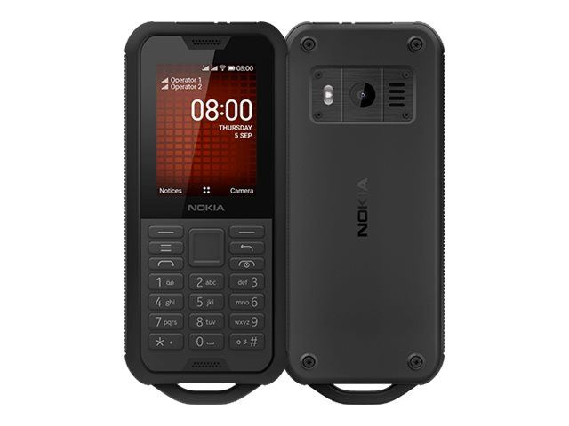 Nokia 800 Tough Dualsim Black ryhmässä ÄLYPUHELIMET JA TABLETIT / Kännykät & smartphones @ TP E-commerce Nordic AB (C19450)