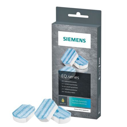 Siemens Avkalningstabletter TZ80002B, 3-pack ryhmässä KOTI, TALOUS JA PUUTARHA / Kodinkoneet / Kahvikoneet ja tarvikkeet / Kapselit, suodatinpussit & Tarvikkeet @ TP E-commerce Nordic AB (C19720)
