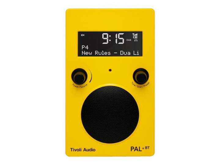 Tivoli Audio Pal + BT Yellow ryhmässä KODINELEKTRONIIKKA / Ääni & Kuva / Kotiteatteri, HiFi ja kannettavat / Radio & Herätyskellot / Radio @ TP E-commerce Nordic AB (C19778)