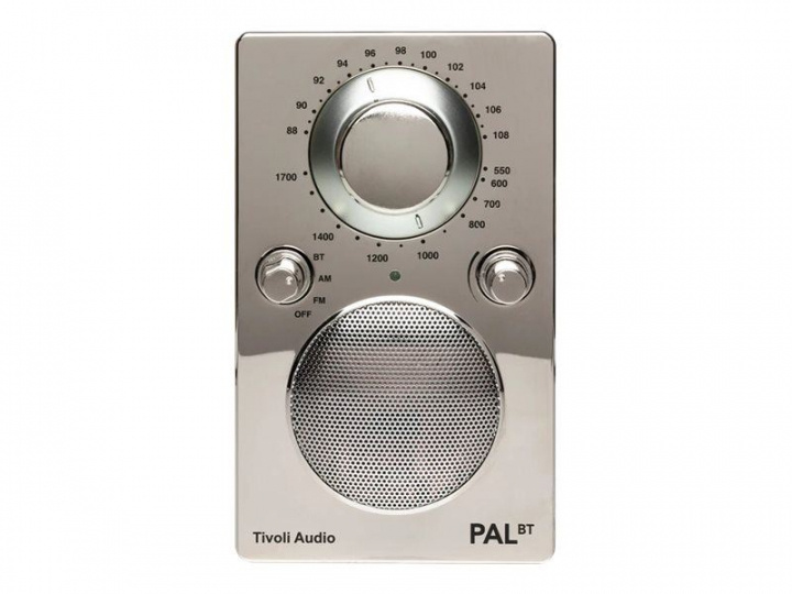 Tivoli Audio Pal BT Chrome ryhmässä KODINELEKTRONIIKKA / Ääni & Kuva / Kaiuttimet & Tarvikkeet / Bluetooth-kaiutin / Kannettavat kaiuttimet @ TP E-commerce Nordic AB (C19781)