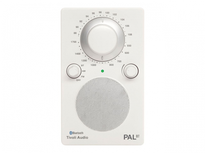 Tivoli Audio PAL BT pöytä-/matkaradio, valkoinen ryhmässä KODINELEKTRONIIKKA / Ääni & Kuva / Kaiuttimet & Tarvikkeet / Bluetooth-kaiutin / Kannettavat kaiuttimet @ TP E-commerce Nordic AB (C19784)