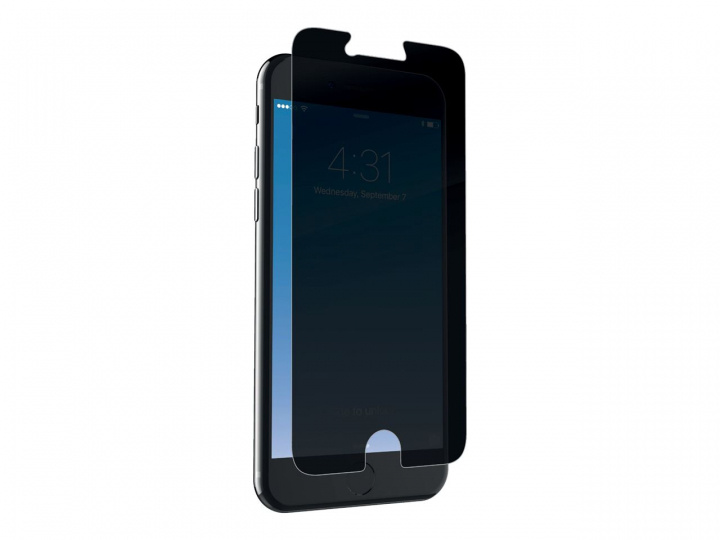 Zagg Glass+ Screen Privacy Iphone 6/6S/7/8 ryhmässä ÄLYPUHELIMET JA TABLETIT / Puhelimen suojakotelo / Apple / iPhone SE (2nd gen & 3rd gen) / Näytönsuoja @ TP E-commerce Nordic AB (C19844)