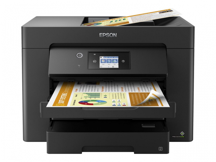 Epson Skrivare WF-7835DTWF, Svart ryhmässä TIETOKOONET & TARVIKKEET / Tulostimet & Tarvikkeet / Tulostimet / Mustesuihkutulostimet @ TP E-commerce Nordic AB (C20026)