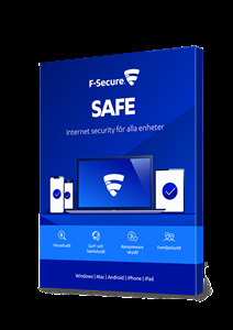 F-Secure SAFE (Box) 1 år, 5 enheter-vid köp av dator/platta ryhmässä TIETOKOONET & TARVIKKEET / Tietokonetarvikkeet / Software @ TP E-commerce Nordic AB (C20034)