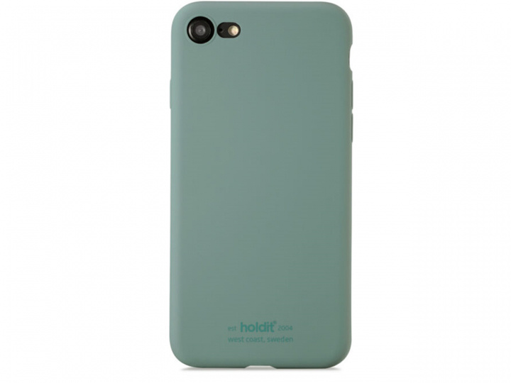 Holdit Silicone Case Iphone 7/8/Se Moss Green ryhmässä ÄLYPUHELIMET JA TABLETIT / Puhelimen suojakotelo / Apple / iPhone 8 @ TP E-commerce Nordic AB (C20124)