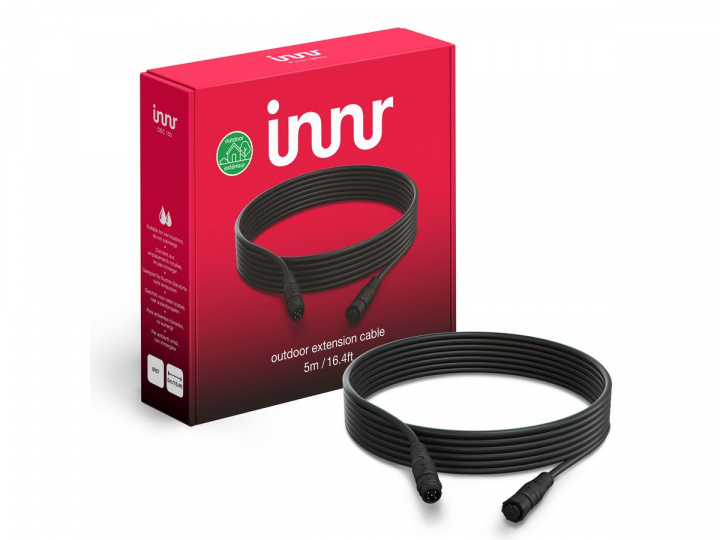 Innr Förlängningskabel utomhus 5m ryhmässä KOTI, TALOUS JA PUUTARHA / Sähkö & Valaistus / Ulkovalaistus / Puutarhavalaistus @ TP E-commerce Nordic AB (C20140)