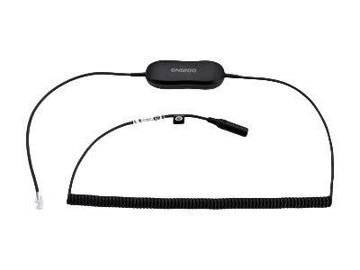 JABRA Deskphonecable 2M Evolve RJ9 t ryhmässä TIETOKOONET & TARVIKKEET / Tietokonetarvikkeet / Kuulokkeet @ TP E-commerce Nordic AB (C20200)