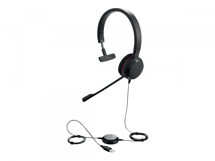 JABRA Evolve 20 Ms Mono ryhmässä TIETOKOONET & TARVIKKEET / Tietokonetarvikkeet / Kuulokkeet @ TP E-commerce Nordic AB (C20206)