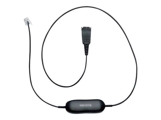 JABRA Gn1215 Avaya Qd/4Pin Modular ryhmässä TIETOKOONET & TARVIKKEET / Tietokonetarvikkeet / Kuulokkeet @ TP E-commerce Nordic AB (C20238)