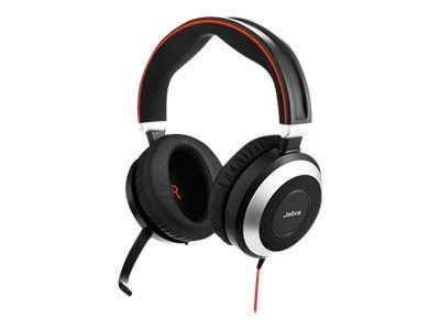 JABRA Jabra Evolve 80 UC Stereo Usb-C ryhmässä TIETOKOONET & TARVIKKEET / Tietokonetarvikkeet / Kuulokkeet @ TP E-commerce Nordic AB (C20270)