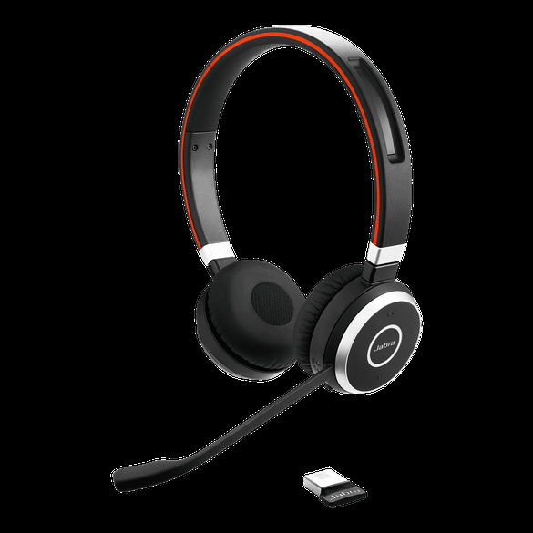 Jabra Office, Trådlösa Hörlurar, Evolve 65 SE Link380a UC Stereo ryhmässä TIETOKOONET & TARVIKKEET / Tietokonetarvikkeet / Kuulokkeet @ TP E-commerce Nordic AB (C20306)