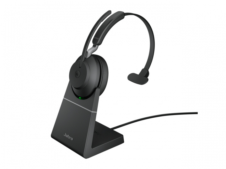 Jabra Office Headset med Laddställ, Jabra Evolve2 65 Link380a Ms Mono Black ryhmässä TIETOKOONET & TARVIKKEET / Tietokonetarvikkeet / Kuulokkeet @ TP E-commerce Nordic AB (C20344)