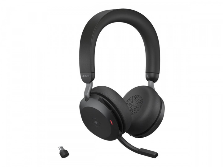 Jabra Office Trådlösa Hörlurar med Laddställ, Jabra Evolve2 75 Link380a Uc Stereo Black ryhmässä TIETOKOONET & TARVIKKEET / Tietokonetarvikkeet / Kuulokkeet @ TP E-commerce Nordic AB (C20355)