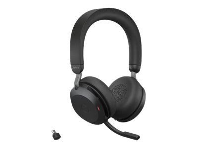 Jabra Office Trådlösa Hörlurar, Jabra Evolve2 75 Link380c Uc Stereo Black ryhmässä TIETOKOONET & TARVIKKEET / Tietokonetarvikkeet / Kuulokkeet @ TP E-commerce Nordic AB (C20360)