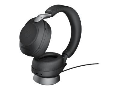 Jabra Office Trådlösa Hörlurar med Laddställ, Jabra Evolve2 85 Link380a Uc Stereo Black ryhmässä TIETOKOONET & TARVIKKEET / Tietokonetarvikkeet / Kuulokkeet @ TP E-commerce Nordic AB (C20365)