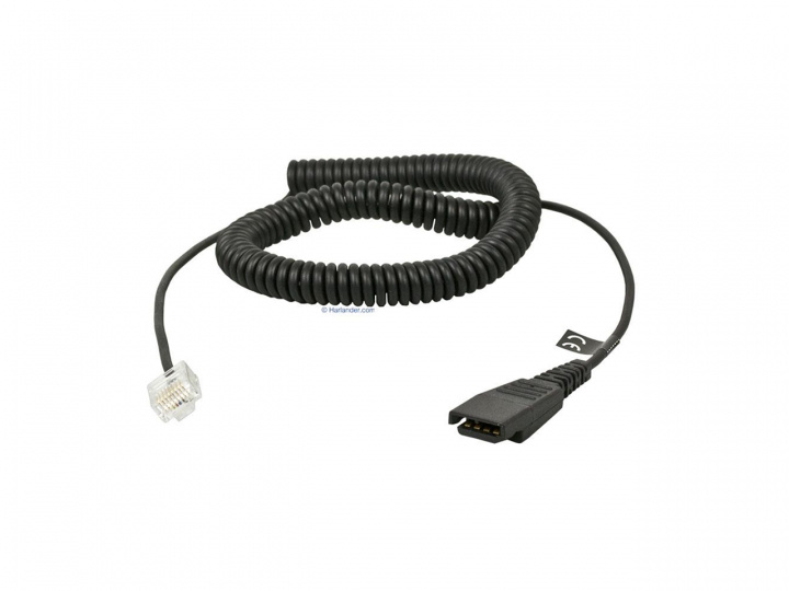 JABRA Spiral 2 M. Qd/8Pin Modular ryhmässä TIETOKOONET & TARVIKKEET / Tietokonetarvikkeet / Neuvottelupuhelimet @ TP E-commerce Nordic AB (C20406)