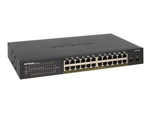 Netgear S350 24P GE POE+ SMARTMANAGED PRO S ryhmässä TIETOKOONET & TARVIKKEET / Verkko / Kytkimet @ TP E-commerce Nordic AB (C20536)