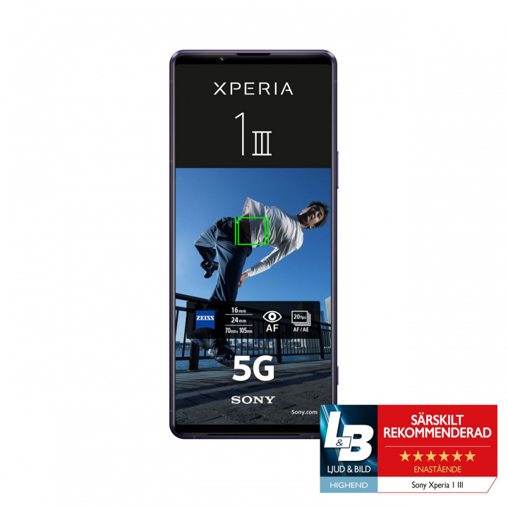 SONY Xperia 1 Mk3 Purple ryhmässä ÄLYPUHELIMET JA TABLETIT / Kännykät & smartphones @ TP E-commerce Nordic AB (C20711)