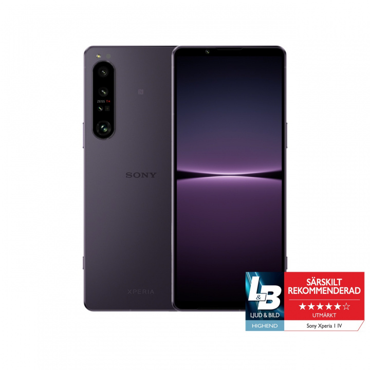 SONY Xperia 1 Mk4 5G 256GB Purple ryhmässä ÄLYPUHELIMET JA TABLETIT / Kännykät & smartphones @ TP E-commerce Nordic AB (C20713)