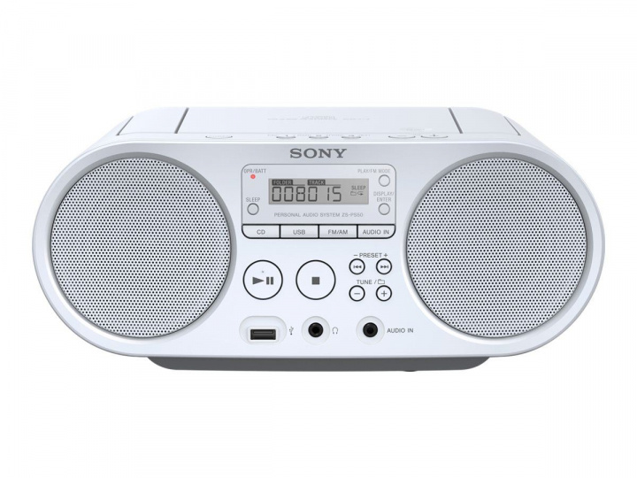 SONY ZSPS50W.CED ryhmässä KODINELEKTRONIIKKA / Ääni & Kuva / Kotiteatteri, HiFi ja kannettavat / Kannettavat musiikkisoittimet / CD-sottimet @ TP E-commerce Nordic AB (C20725)