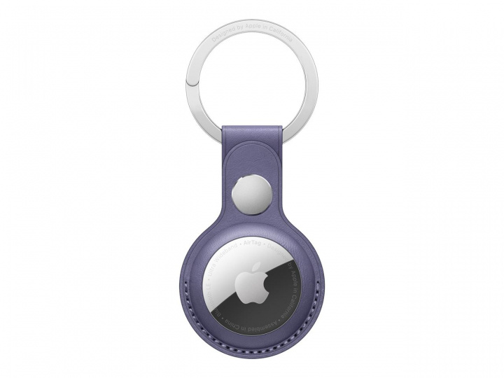 Apple Airtag Leather Key Ring - Wisteria ryhmässä ÄLYPUHELIMET JA TABLETIT / Muut tarvikkeet / Muut @ TP E-commerce Nordic AB (C20891)