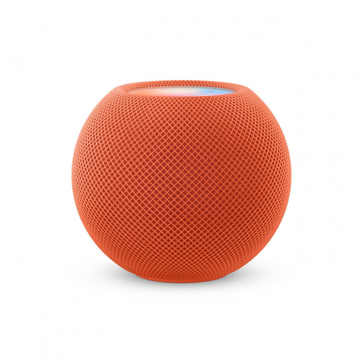Apple HomePod Mini - Orange ryhmässä KODINELEKTRONIIKKA / Ääni & Kuva / Kaiuttimet & Tarvikkeet / Bluetooth-kaiutin / Kannettavat kaiuttimet @ TP E-commerce Nordic AB (C20913)