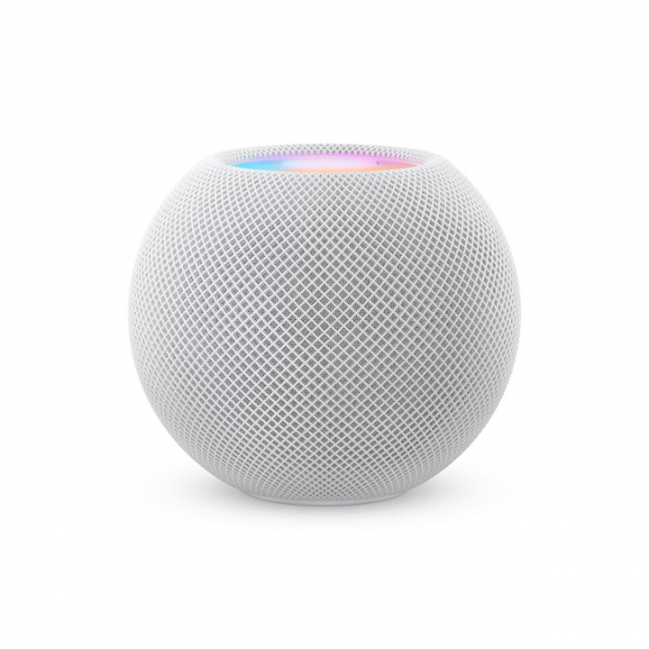 Apple HomePod Mini - White ryhmässä KODINELEKTRONIIKKA / Ääni & Kuva / Kaiuttimet & Tarvikkeet / Bluetooth-kaiutin / Kannettavat kaiuttimet @ TP E-commerce Nordic AB (C20915)