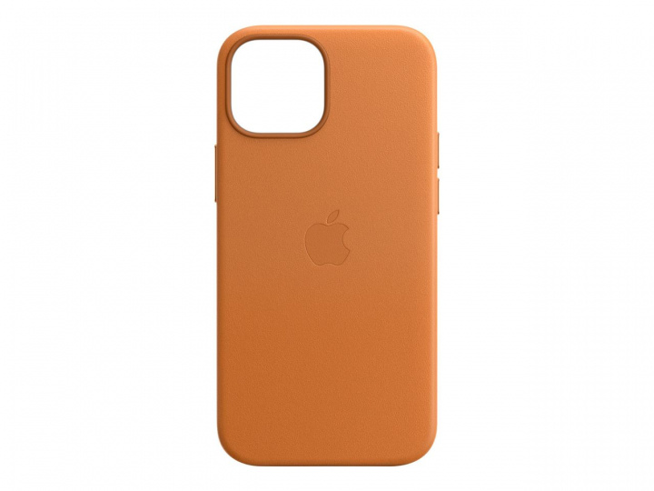 Apple iPhone 13 mini Leather Case with MagSafe - Golden Brown ryhmässä ÄLYPUHELIMET JA TABLETIT / Puhelimen suojakotelo / Apple / iPhone 13 Mini / Kuoret @ TP E-commerce Nordic AB (C21039)