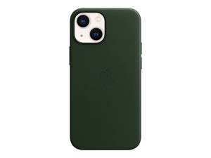 Apple iPhone 13 mini Leather Case with MagSafe - Sequoia Green ryhmässä ÄLYPUHELIMET JA TABLETIT / Puhelimen suojakotelo / Apple / iPhone 13 Mini / Kuoret @ TP E-commerce Nordic AB (C21041)