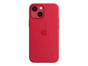 Apple iPhone 13 mini Silicone Case with MagSafe Red ryhmässä ÄLYPUHELIMET JA TABLETIT / Puhelimen suojakotelo / Apple / iPhone 13 Mini / Kuoret @ TP E-commerce Nordic AB (C21053)