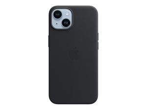 Apple iPhone 14 Leather Case with MagSafe - Midnight ryhmässä ÄLYPUHELIMET JA TABLETIT / Puhelimen suojakotelo / Apple / iPhone 14 @ TP E-commerce Nordic AB (C21113)