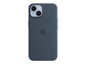 Apple iPhone 14 Silicone Case with MagSafe - Storm Blue ryhmässä ÄLYPUHELIMET JA TABLETIT / Puhelimen suojakotelo / Apple / iPhone 14 @ TP E-commerce Nordic AB (C21228)