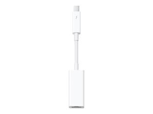 Apple THUNDERBOLT TO GIGABIT ETHERNE ryhmässä TIETOKOONET & TARVIKKEET / Kaapelit & Sovittimet / Apple Thunderbolt @ TP E-commerce Nordic AB (C21314)