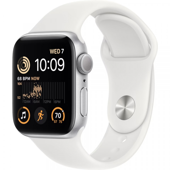 Apple WATCH SE GPS + CELL 44MM SILVER ryhmässä ÄLYPUHELIMET JA TABLETIT / Urheilu, koti ja vapaa-aika / Apple Watch & tarvikkeet / Apple Watch @ TP E-commerce Nordic AB (C21334)