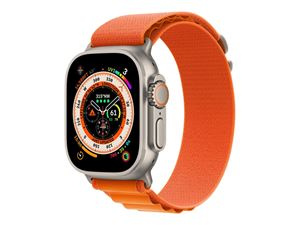 Apple Watch Ultra GPS + Cell 49mm Orange Alpine Loop - Large ryhmässä URHEILU, VAPAA-AIKA JA HARRASTUS / Urheilu- ja sykekellot / Älykellot @ TP E-commerce Nordic AB (C21371)