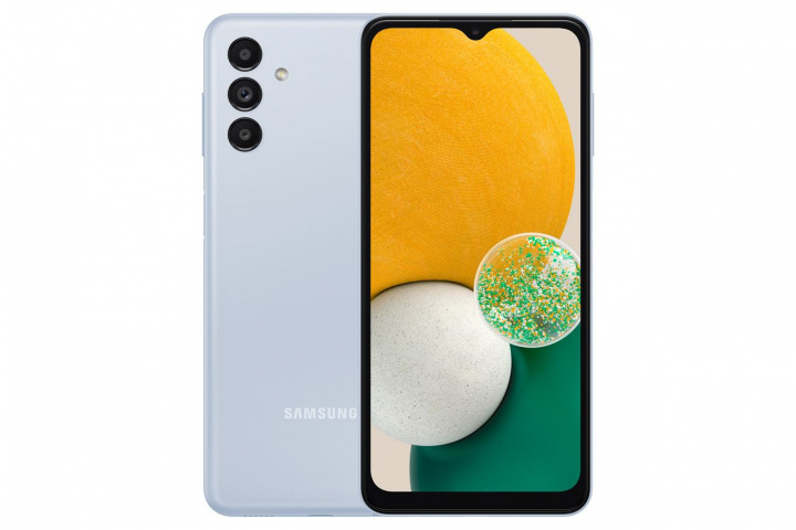 Samsung Galaxy A13 5G A136 64Gb Light Blue ryhmässä ÄLYPUHELIMET JA TABLETIT / Kännykät & smartphones @ TP E-commerce Nordic AB (C21640)