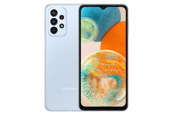 Samsung Galaxy A23 5G 64Gb Blue ryhmässä ÄLYPUHELIMET JA TABLETIT / Kännykät & smartphones @ TP E-commerce Nordic AB (C21646)