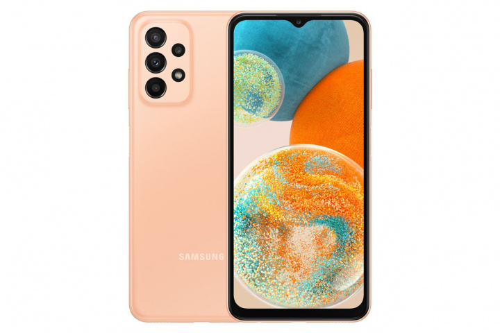 Samsung Galaxy A23 5G 64Gb Orange ryhmässä ÄLYPUHELIMET JA TABLETIT / Kännykät & smartphones @ TP E-commerce Nordic AB (C21647)