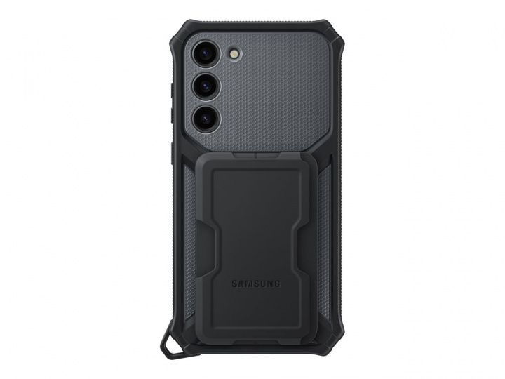 Samsung Galaxy S23 Plus Rugged Gadget Case Black ryhmässä ÄLYPUHELIMET JA TABLETIT / Puhelimen suojakotelo / Samsung @ TP E-commerce Nordic AB (C21717)