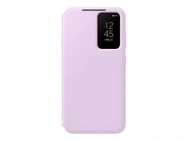 Samsung Galaxy S23 Smart View Wallet Case Lilac ryhmässä ÄLYPUHELIMET JA TABLETIT / Puhelimen suojakotelo / Samsung @ TP E-commerce Nordic AB (C21740)