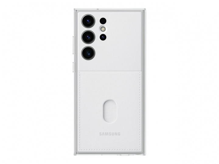 Samsung Galaxy S23 Ultra Frame Case White ryhmässä ÄLYPUHELIMET JA TABLETIT / Puhelimen suojakotelo / Samsung @ TP E-commerce Nordic AB (C21754)