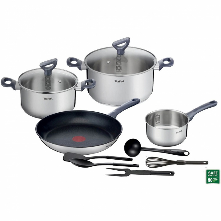 Tefal Daily Cook 11 pcs set TEFAL ryhmässä KOTI, TALOUS JA PUUTARHA / Keittiövälineet / Padat ja kattilat @ TP E-commerce Nordic AB (C21972)